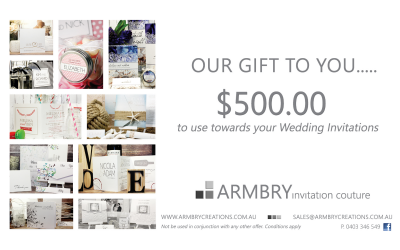 Armbry Invitation Couture Bridal Expo Competition
