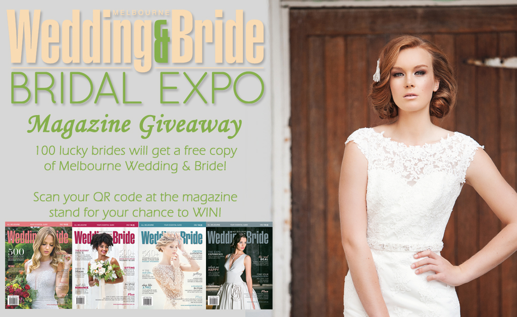 Melbourne Wedding and Bride Magazine Giveaway - Melbourne Wedding Expo 2017