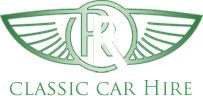 RR Classic Car Hire Logo Vintage Car Hire Melbourne