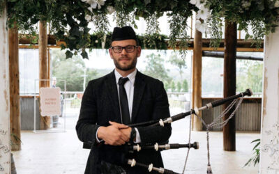 Josh Chandler Bagpiping