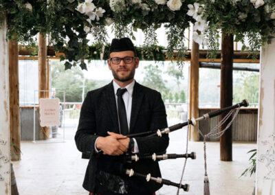 Josh Chandler Bagpiping