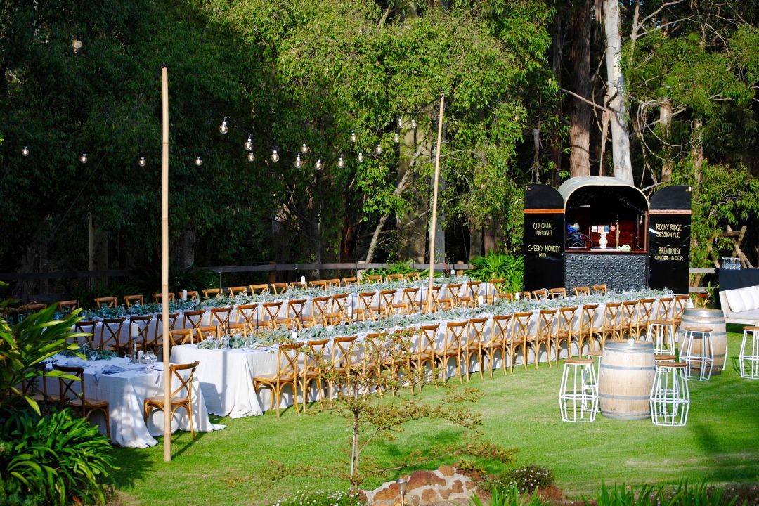 Rivendell Winery - outdoor set up Rivendell Winery
