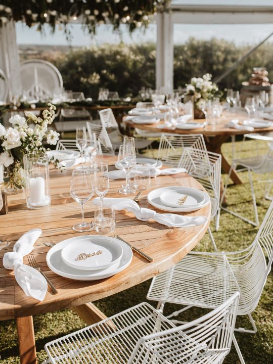 Rivendell Winery - tablescape Rivendell Winery