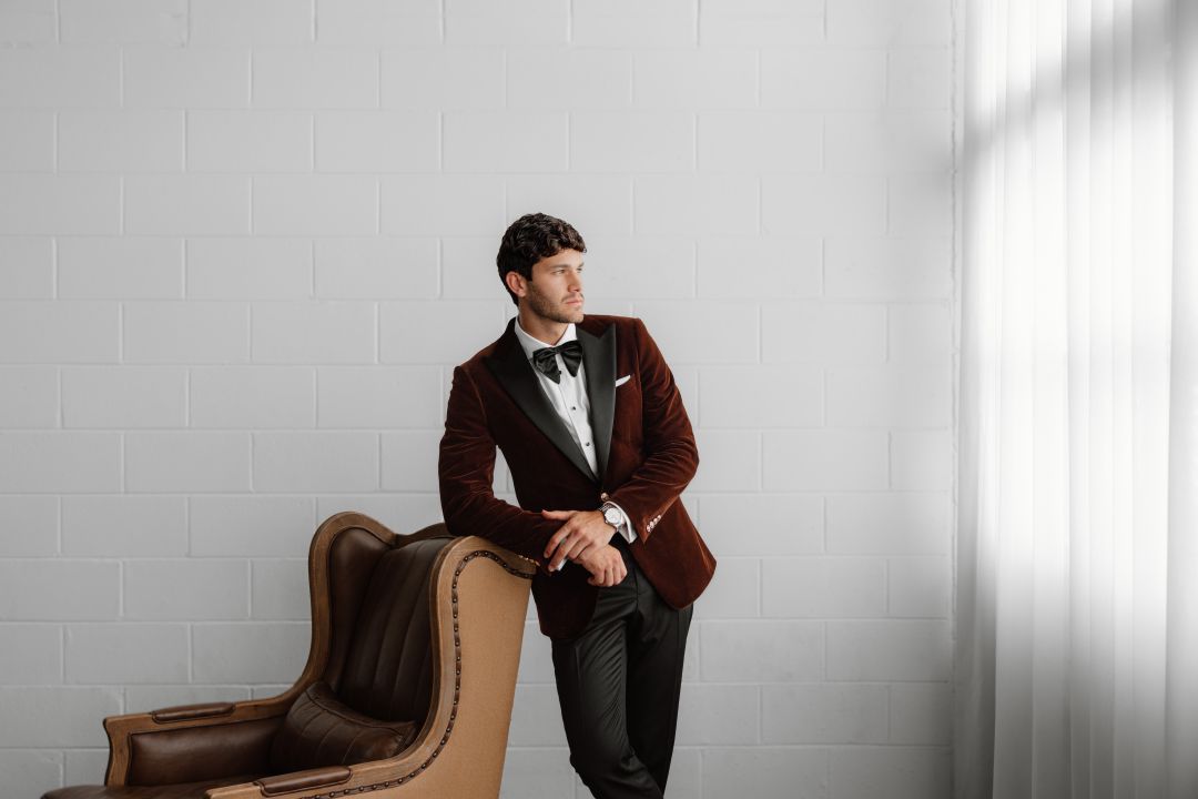 The Tailors Loung red suit The Tailors Lounge