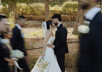 Bride and groom with bridal party - Only May Photography Melbourne wedding